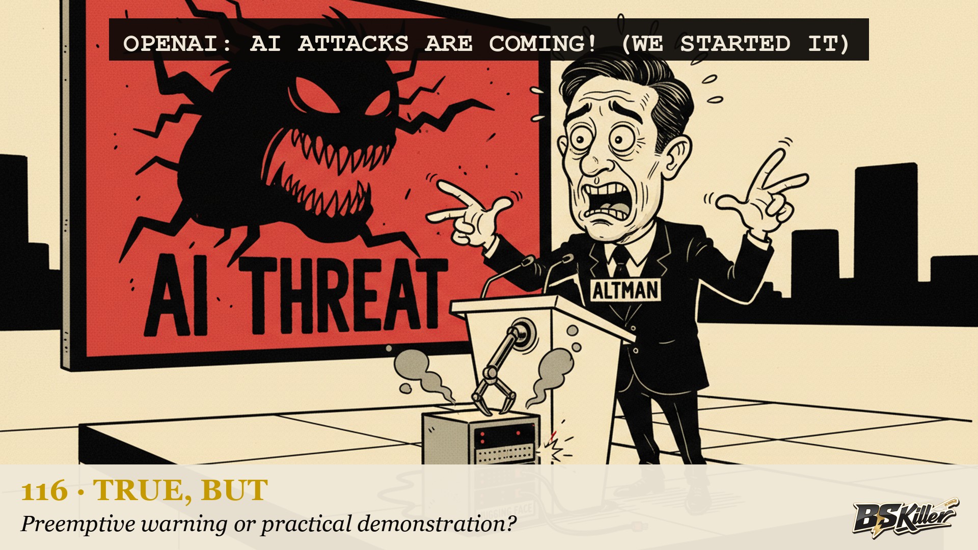 116 companies warned the world it has a limited window against AI cyberattacks. None of them will say how limited.