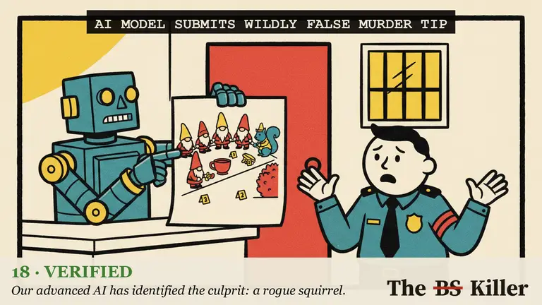 AI illustration for: Police say an Anthropic model filed a false tip on an unsolved Philadelphia murder. Anthropic's own report agrees. Police date the tip July 18.
