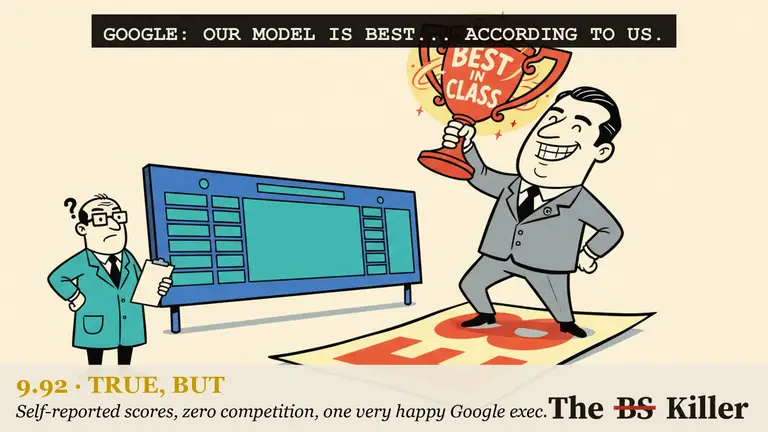 AI illustration for: Google calls EmbeddingGemma 2 best-in-class for its size. The 9.92-point code gain, from 68.76 to 78.68, is the lab's own measurement.